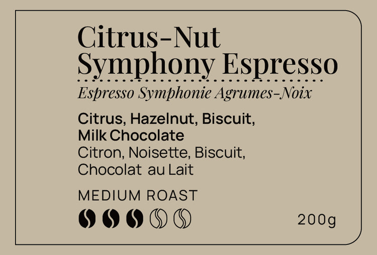 Citrus-Nut Symphony Espresso