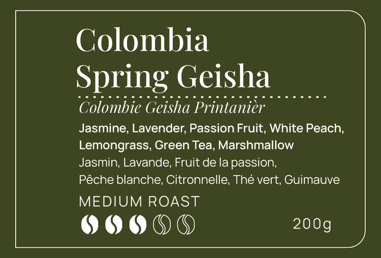 Colombia Spring Geisha