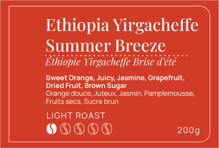 Ethiopia Yirgacheffe Summer Breeze