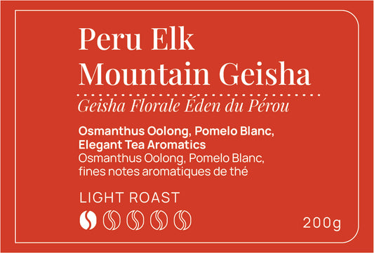 Peru Elk Mountain Geisha