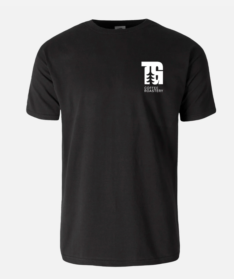 Too Good Coffee Icon Logo Black T-Shirt