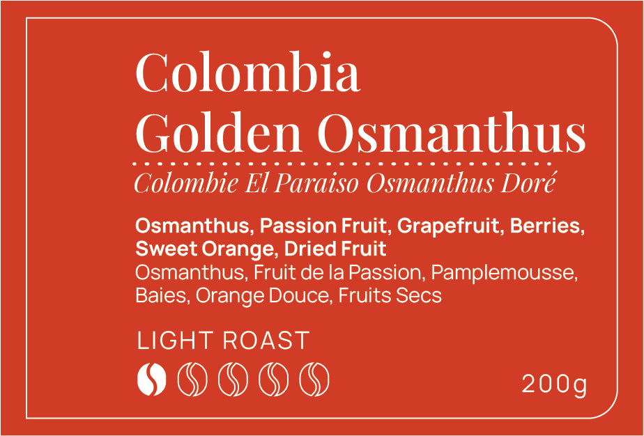 Colombia El Paraiso Golden Osmanthus